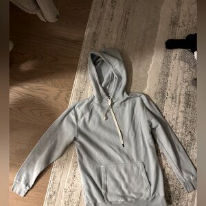 Feat Clothing Blanket Blend Hoodie Sweatshirt in BABY Blue Size medium
